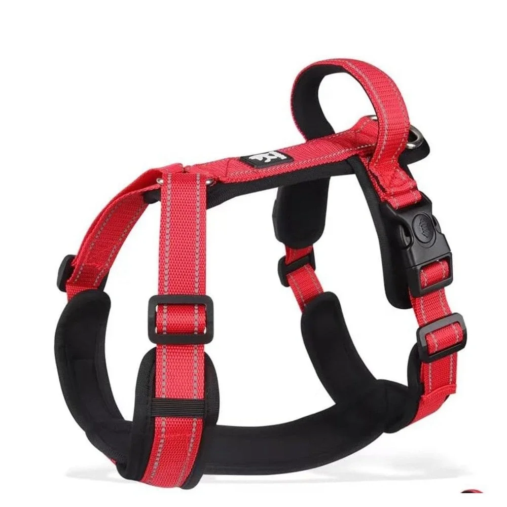 No Pull Small Dog‎ Harness Puppy Soft Vest Harness Neck & Chest Adjustable S T1